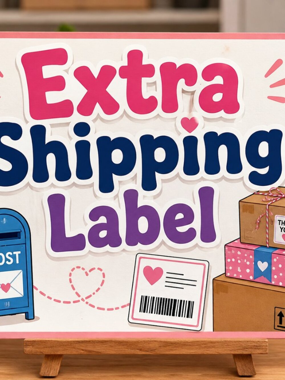 Extra shipping label